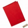 Port card, Tillberg, piele naturala, rosu, 8 x 11,5 cm, B50