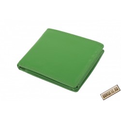 Portofel de dama, piele naturala, verde, 120DBL