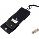 Borseta telefon, piele naturala, albastru, 18.5 x 9.5 cm, 3900027-005