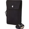 Borseta telefon, imitatie piele, negru, 18.5 x 12 cm, 3610002-001