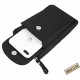 Borseta telefon, portofel, negru, 18 x 11.5 cm, 3900024-001